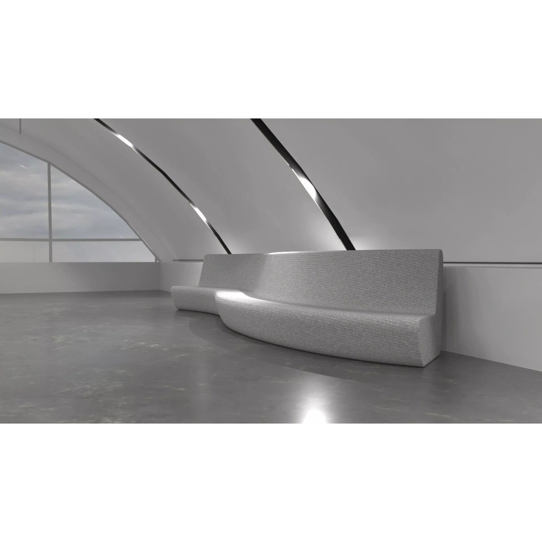 Futuristic Lobby Interior 3D Model – High Quality PBR Asset, FBX - View 14