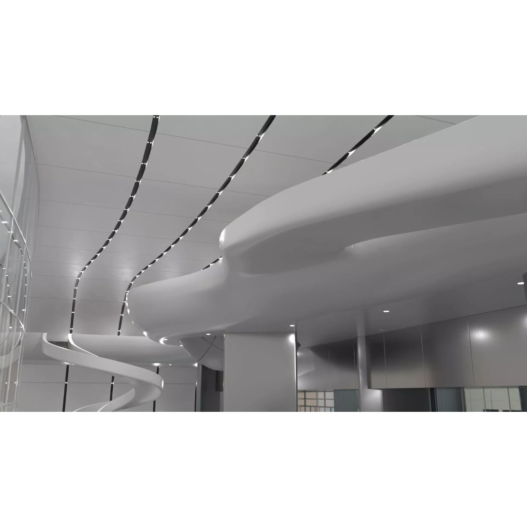 Futuristic Lobby Interior 3D Model – High Quality PBR Asset, FBX - View 22