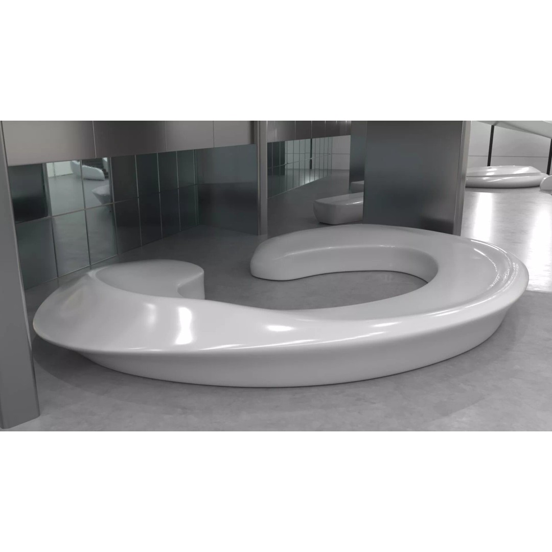 Futuristic Lobby Interior 3D Model – High Quality PBR Asset, FBX - View 25