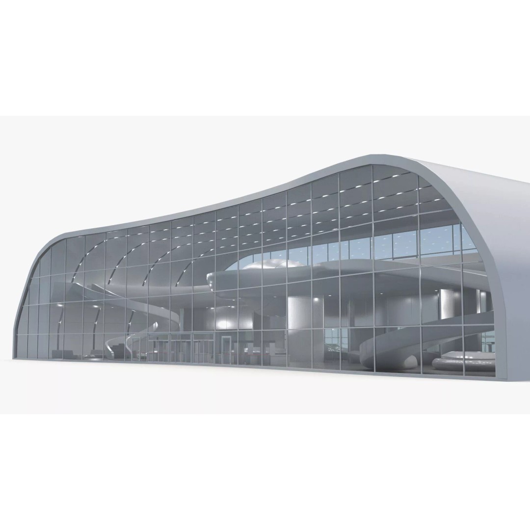Futuristic Lobby Interior 3D Model – High Quality PBR Asset, FBX - View 30
