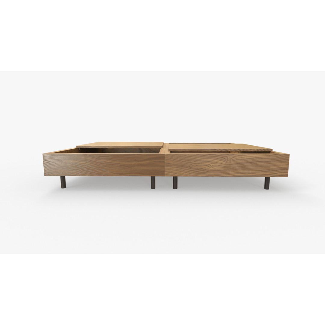 Table Constructor Lounge 3D Model – Low Poly PBR Furniture for Interior Design - View 3