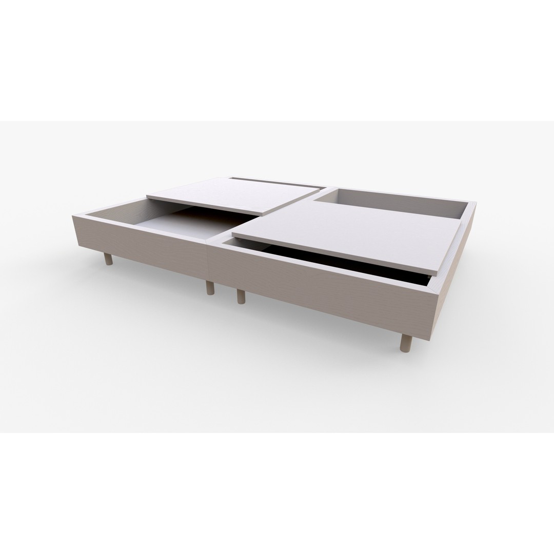 Table Constructor Lounge 3D Model – Low Poly PBR Furniture for Interior Design - View 9
