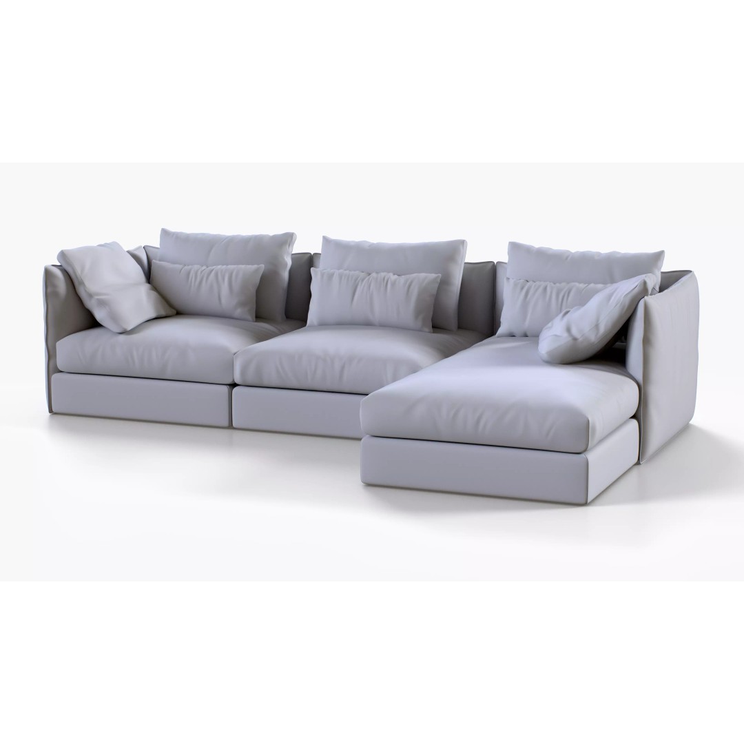 Camerich Era 3D Model – High-Quality Sofa Asset, PBR Textures, FBX - View 11