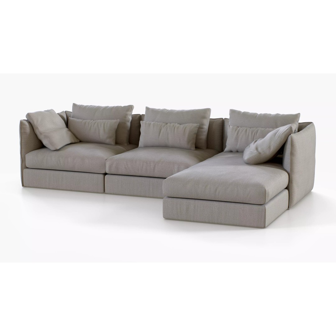 Camerich Era 3D Model – High-Quality Sofa Asset, PBR Textures, FBX - View 2