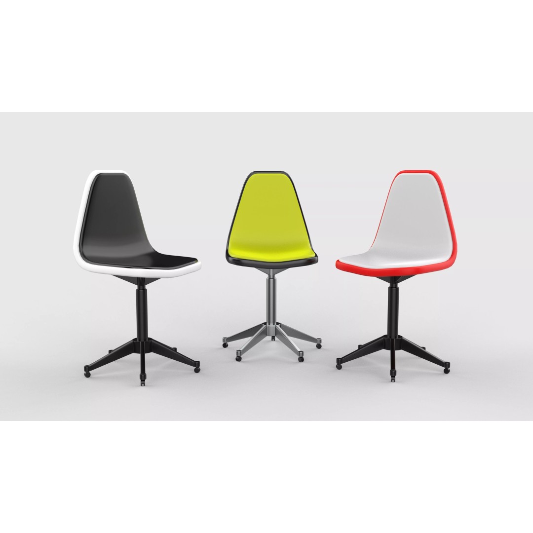 Tulip Chair 3D Model – Stylish Furniture Asset, PBR Textures, FBX, OBJ - View 2