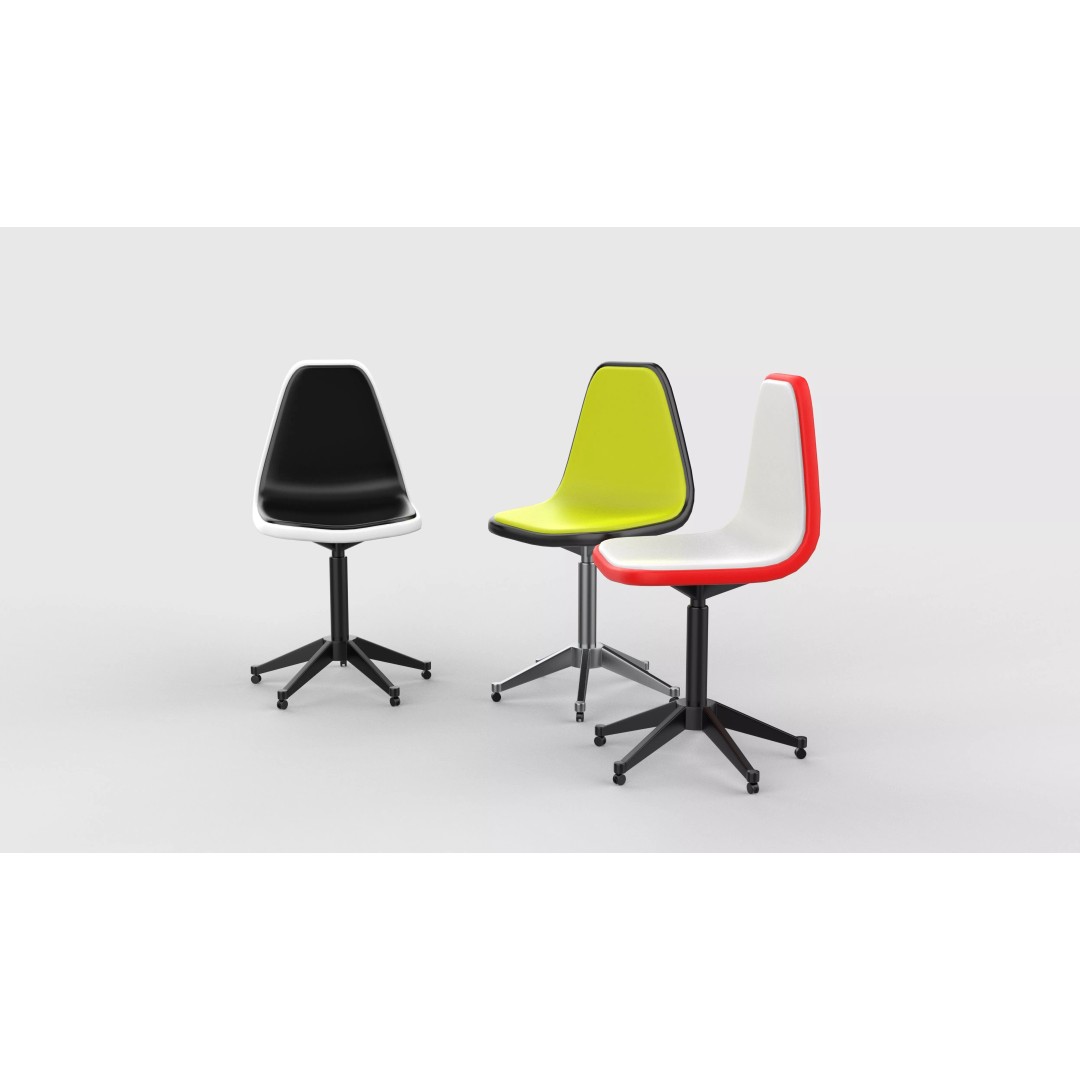 Tulip Chair 3D Model – Stylish Furniture Asset, PBR Textures, FBX, OBJ - View 5