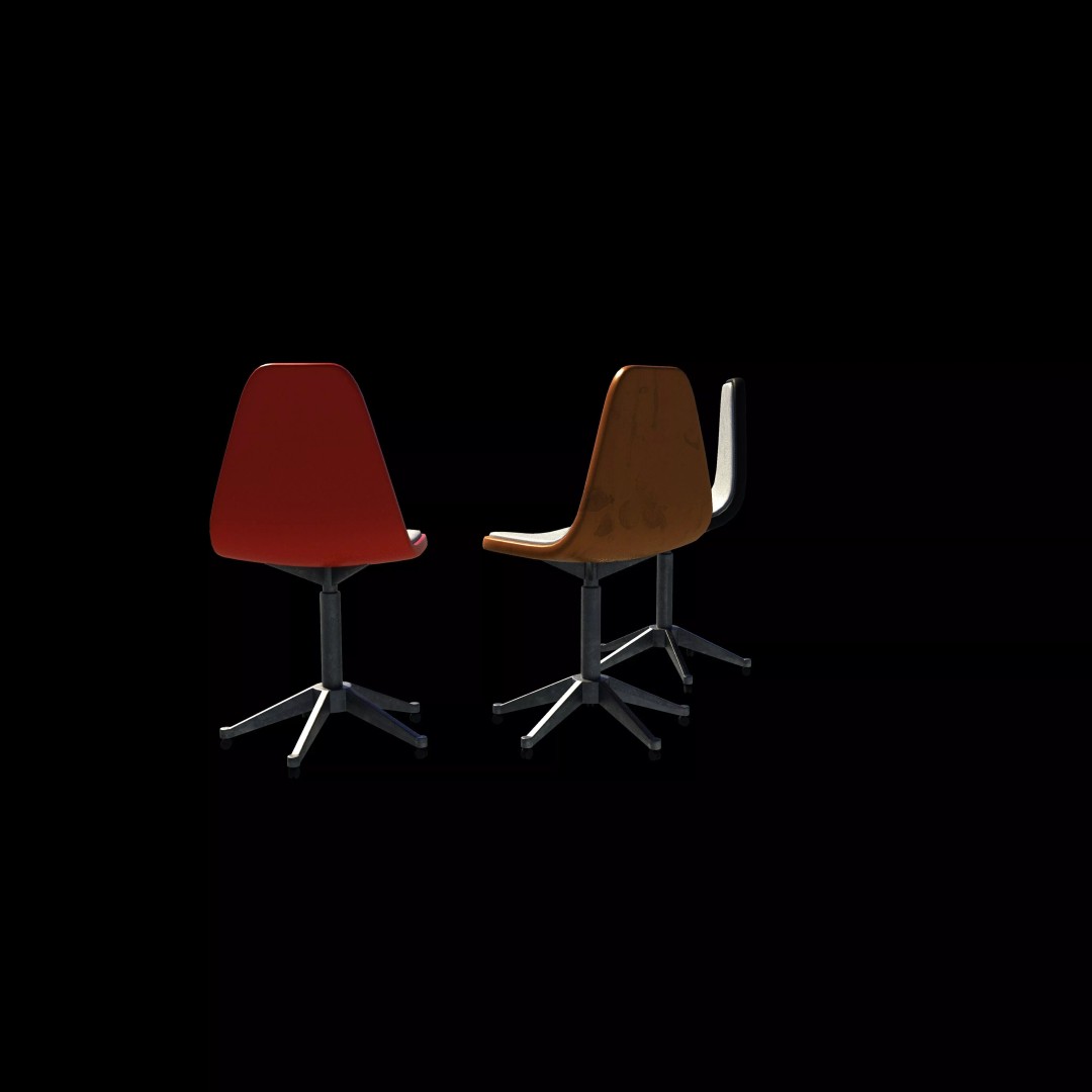 Tulip Chair 3D Model – Stylish Furniture Asset, PBR Textures, FBX, OBJ - View 6