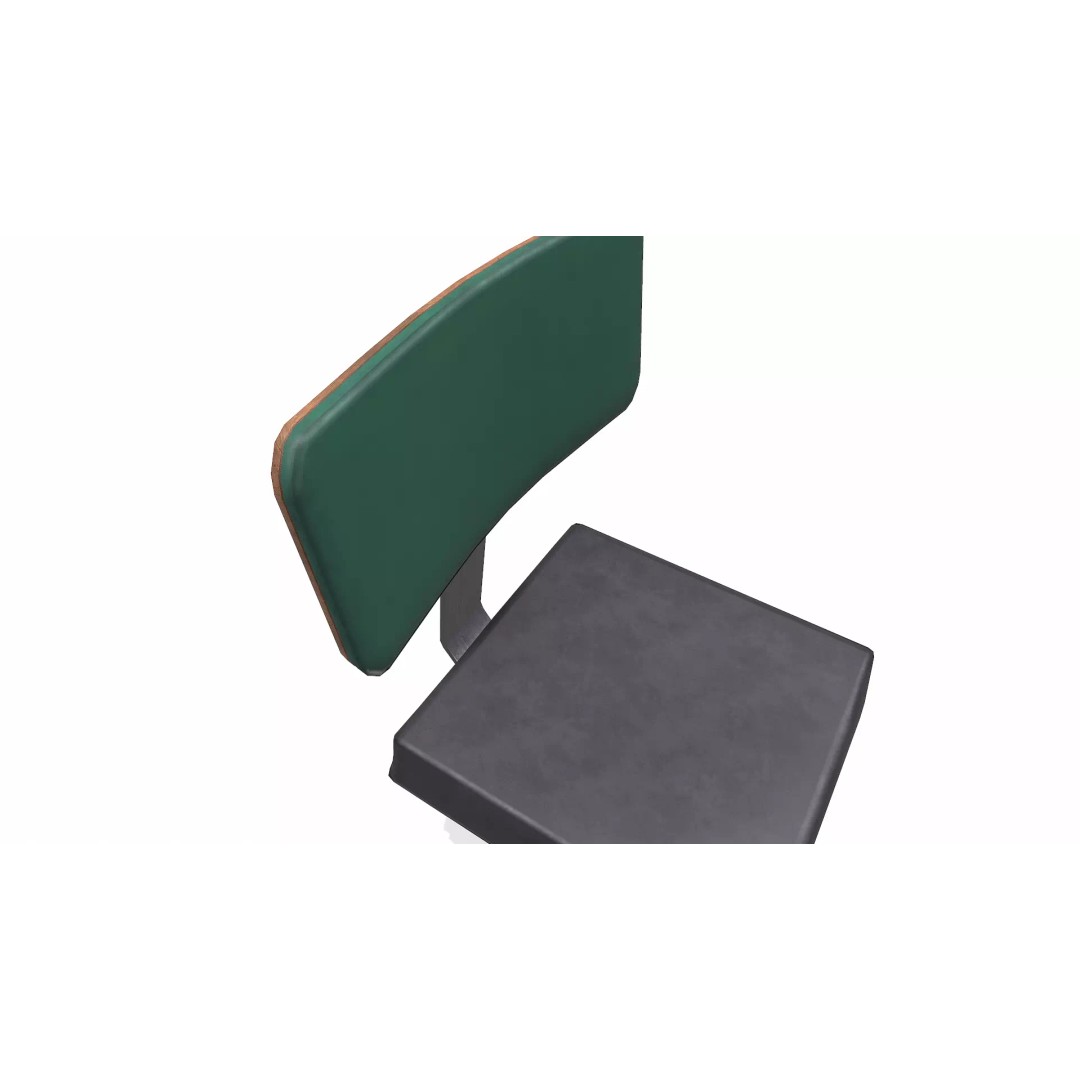 Old Lab Chair 3D Model – Low Poly PBR Game Asset, FBX, OBJ - View 17