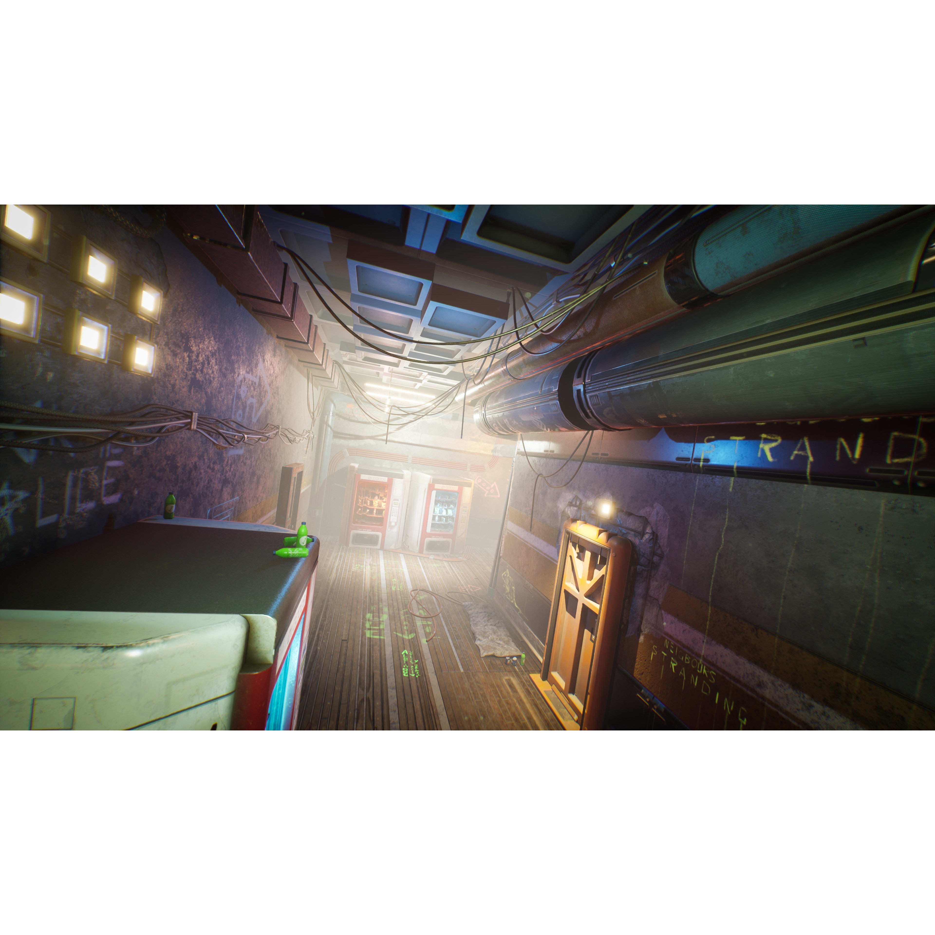 Cyberpunk Interior Environment Kitbash - Low-Poly Game-Ready 3D Model - View 11