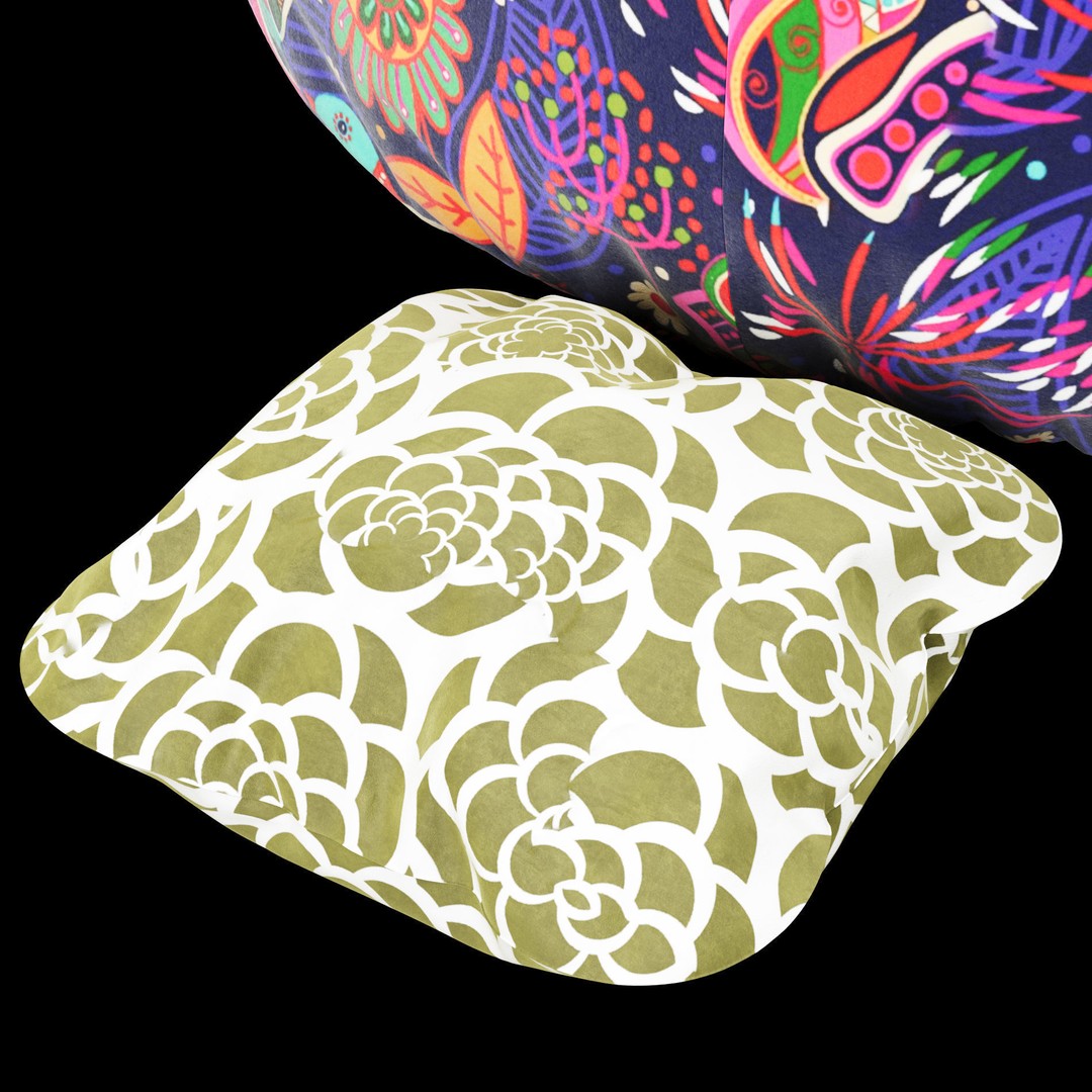 Modern Fabric Beanbag Chair 3D Model – High-Poly PBR Asset for ArchViz - View 14