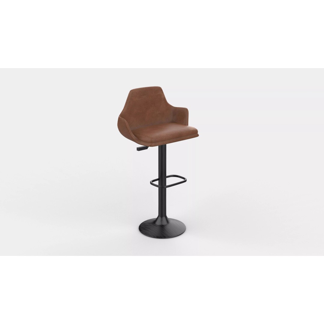 Petra Barstool 02 3D Model – High Poly Game Asset, FBX, OBJ, Blender - View 3