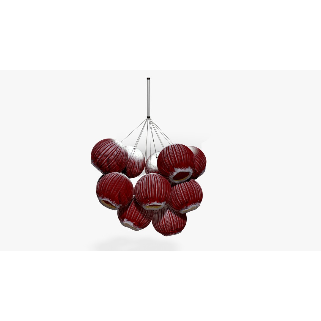 Kalyna Ceiling Light 3D Model – High-Quality PBR Asset, FBX, OBJ - View 3