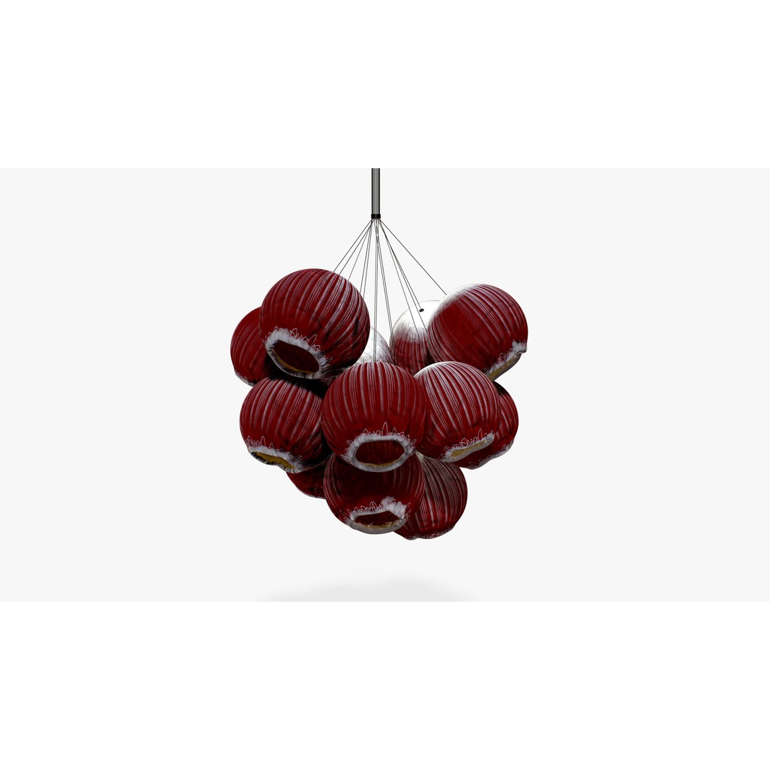 Kalyna Ceiling Light 3D Model – High-Quality PBR Asset, FBX, OBJ - View 4
