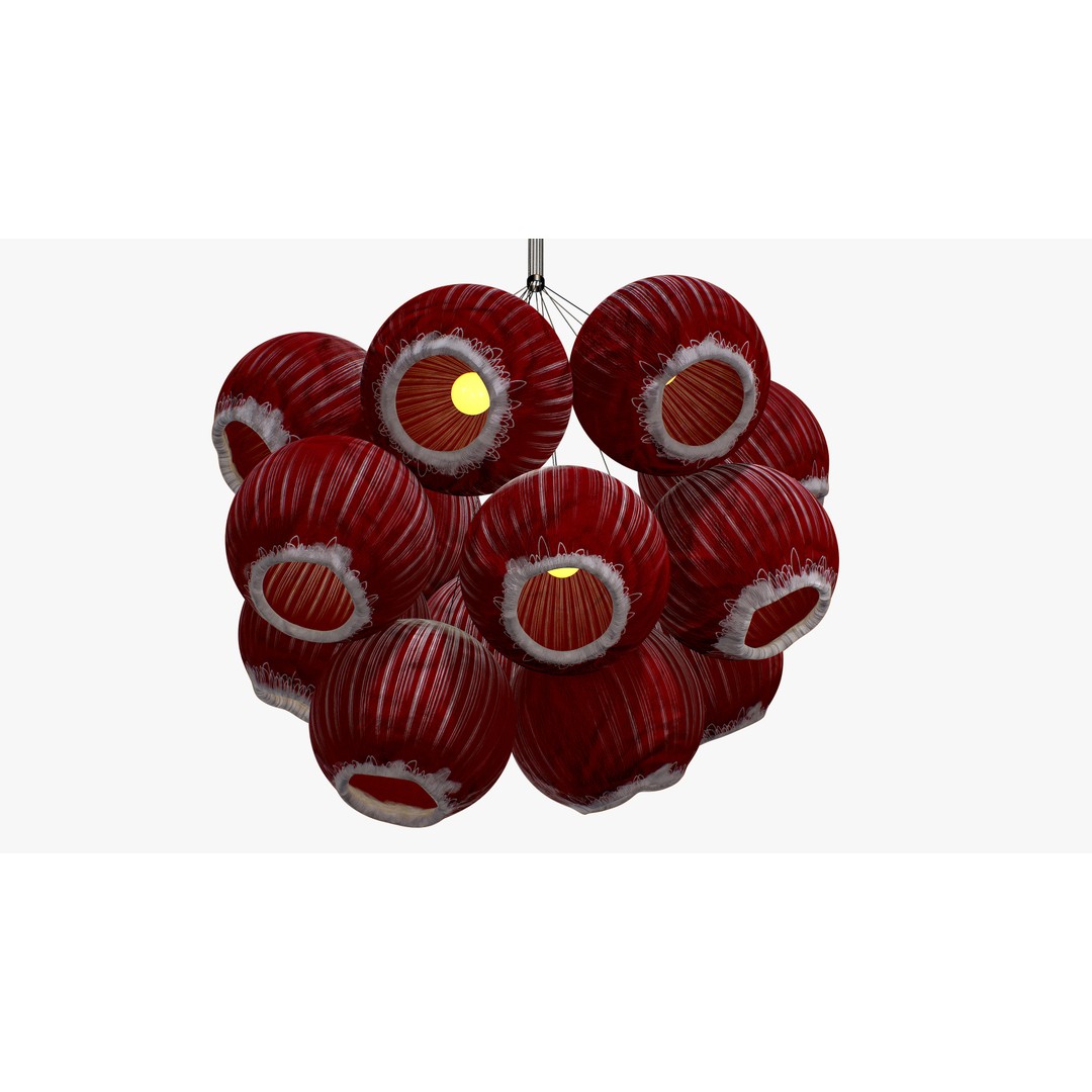 Kalyna Ceiling Light 3D Model – High-Quality PBR Asset, FBX, OBJ - View 5