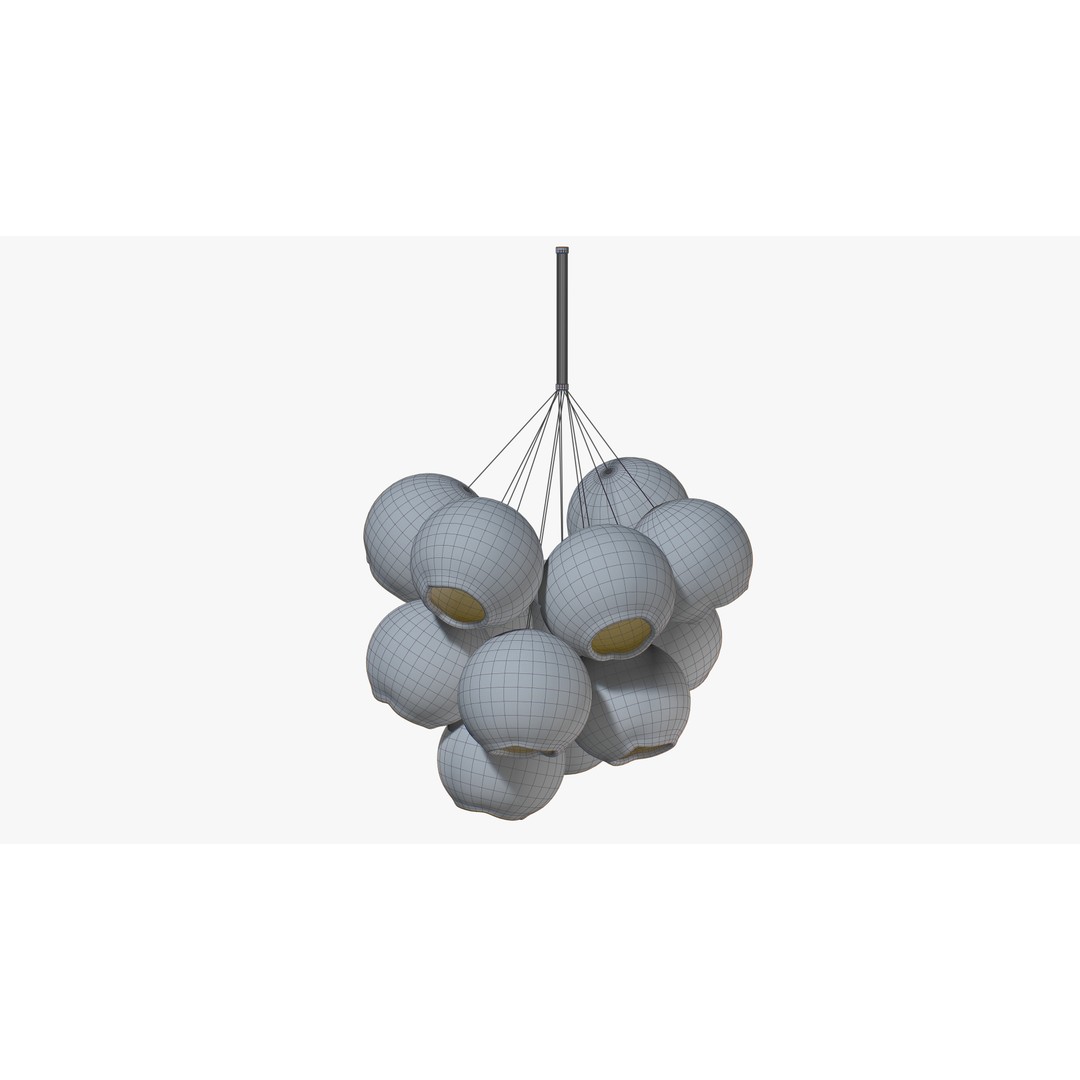 Kalyna Ceiling Light 3D Model – High-Quality PBR Asset, FBX, OBJ - View 7