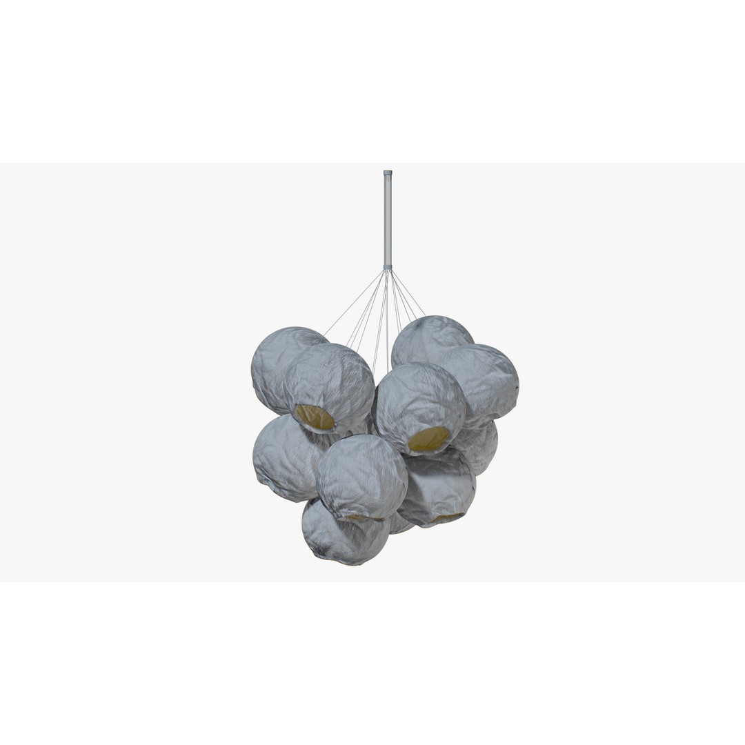 Kalyna Ceiling Light 3D Model – High-Quality PBR Asset, FBX, OBJ - View 8