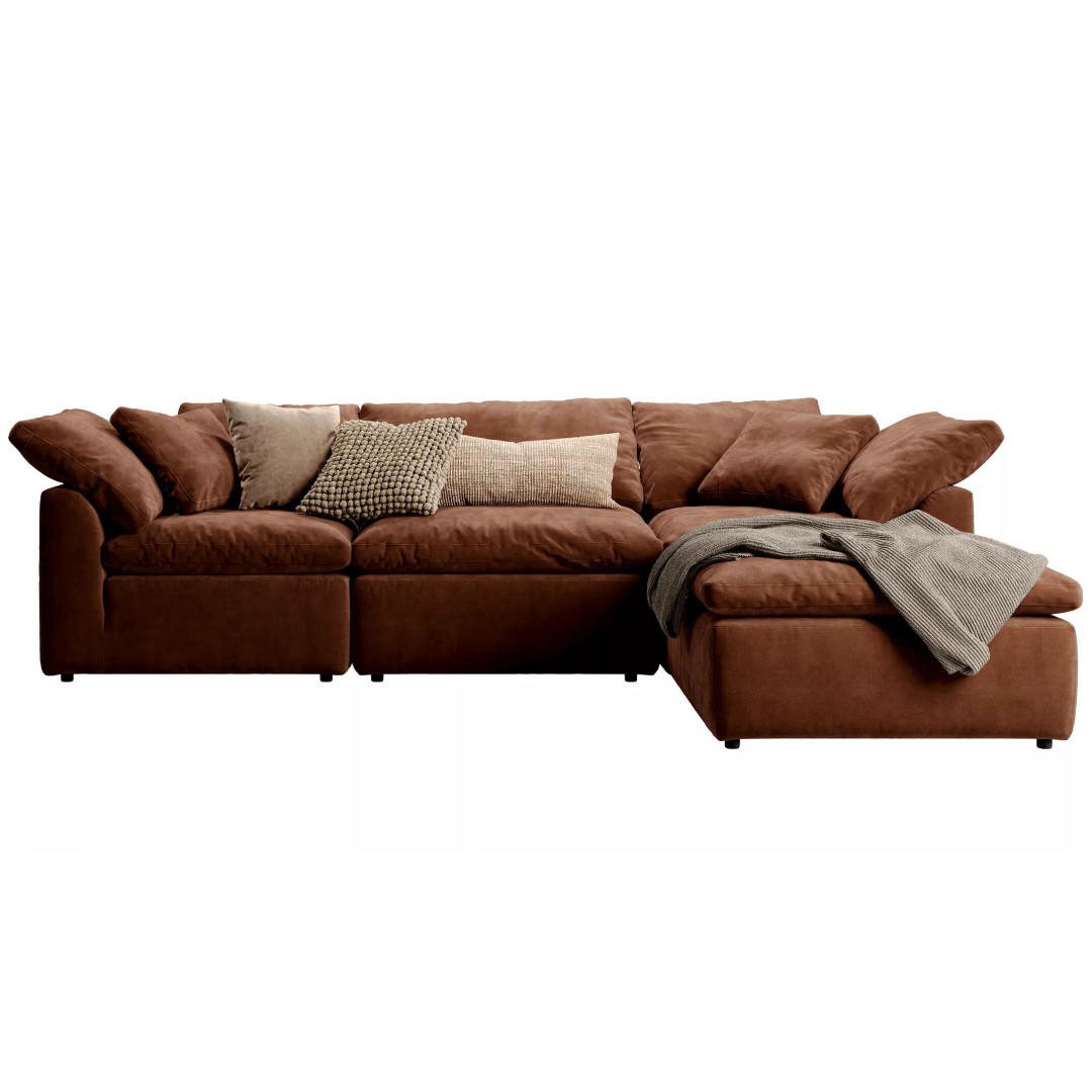 Cloud Modular Sectional 3D Model – Luxury Sofa with Textures & Materials - View 10
