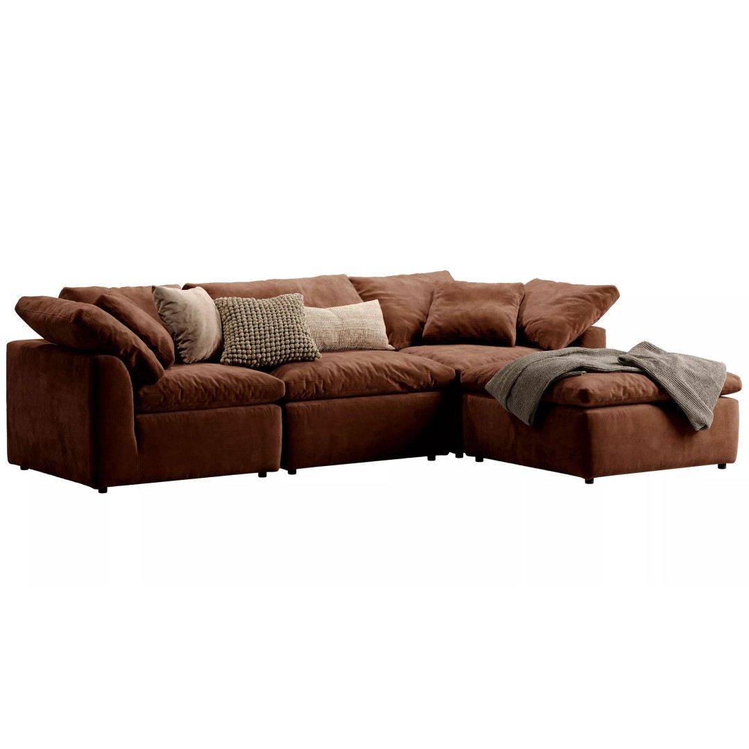 Cloud Modular Sectional 3D Model – Luxury Sofa with Textures & Materials - View 11