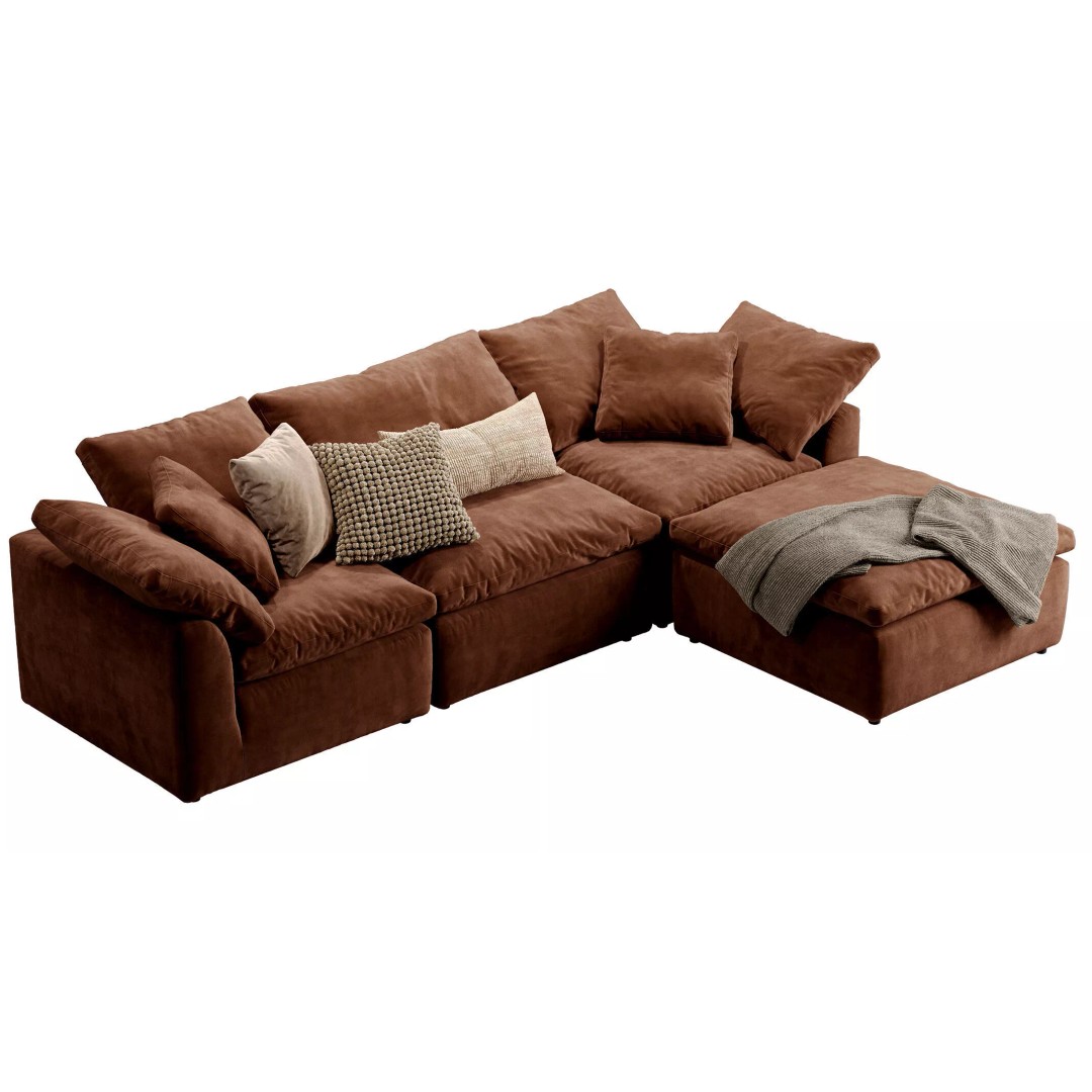 Cloud Modular Sectional 3D Model – Luxury Sofa with Textures & Materials - View 13
