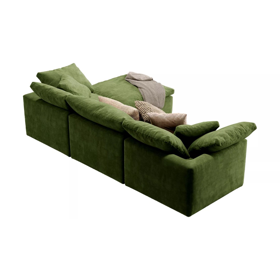 Cloud Modular Sectional 3D Model – Luxury Sofa with Textures & Materials - View 9