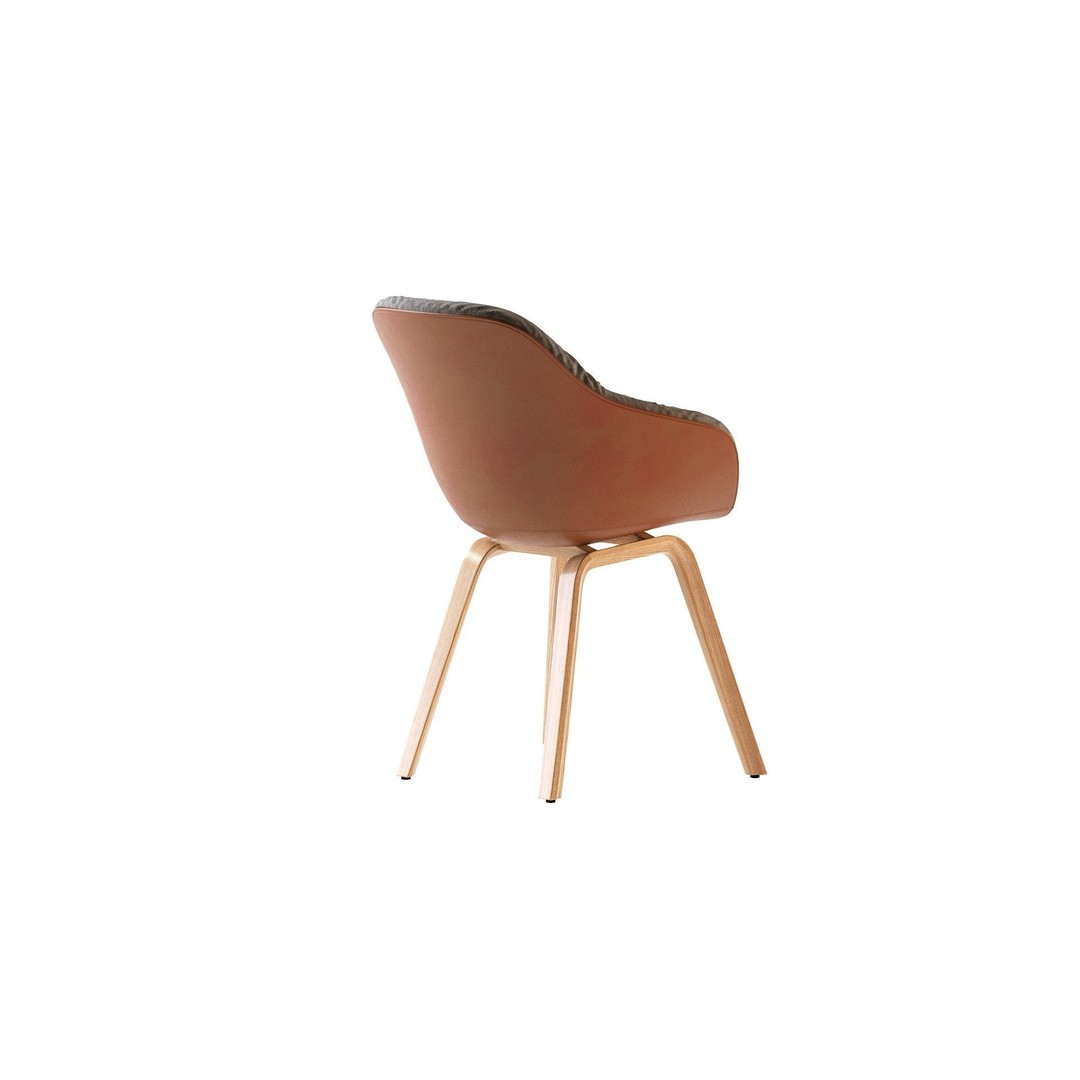 AAC 123 Soft Duo 3D Model – Contemporary Chair, OBJ, Textured - View 11