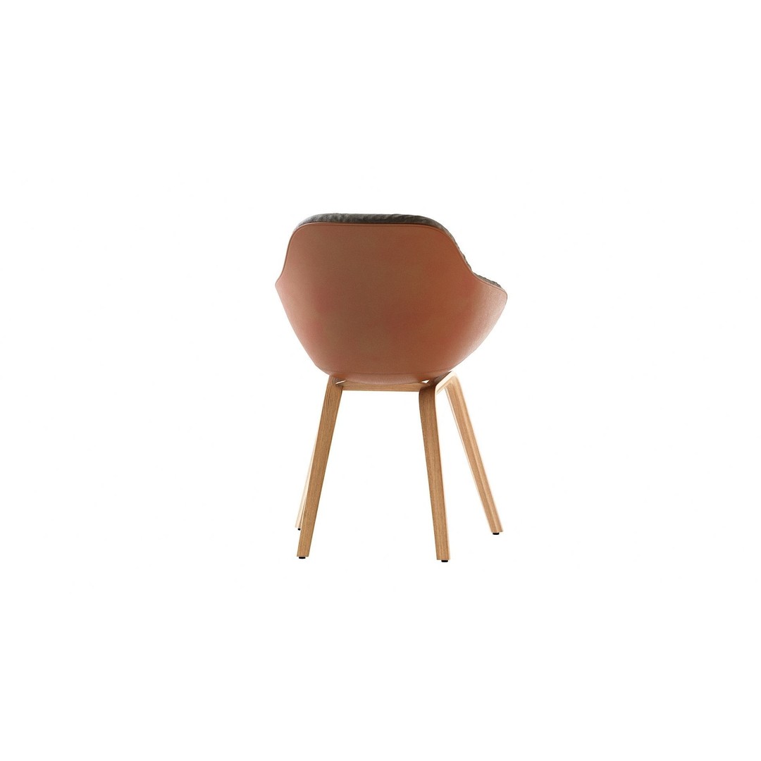 AAC 123 Soft Duo 3D Model – Contemporary Chair, OBJ, Textured - View 12