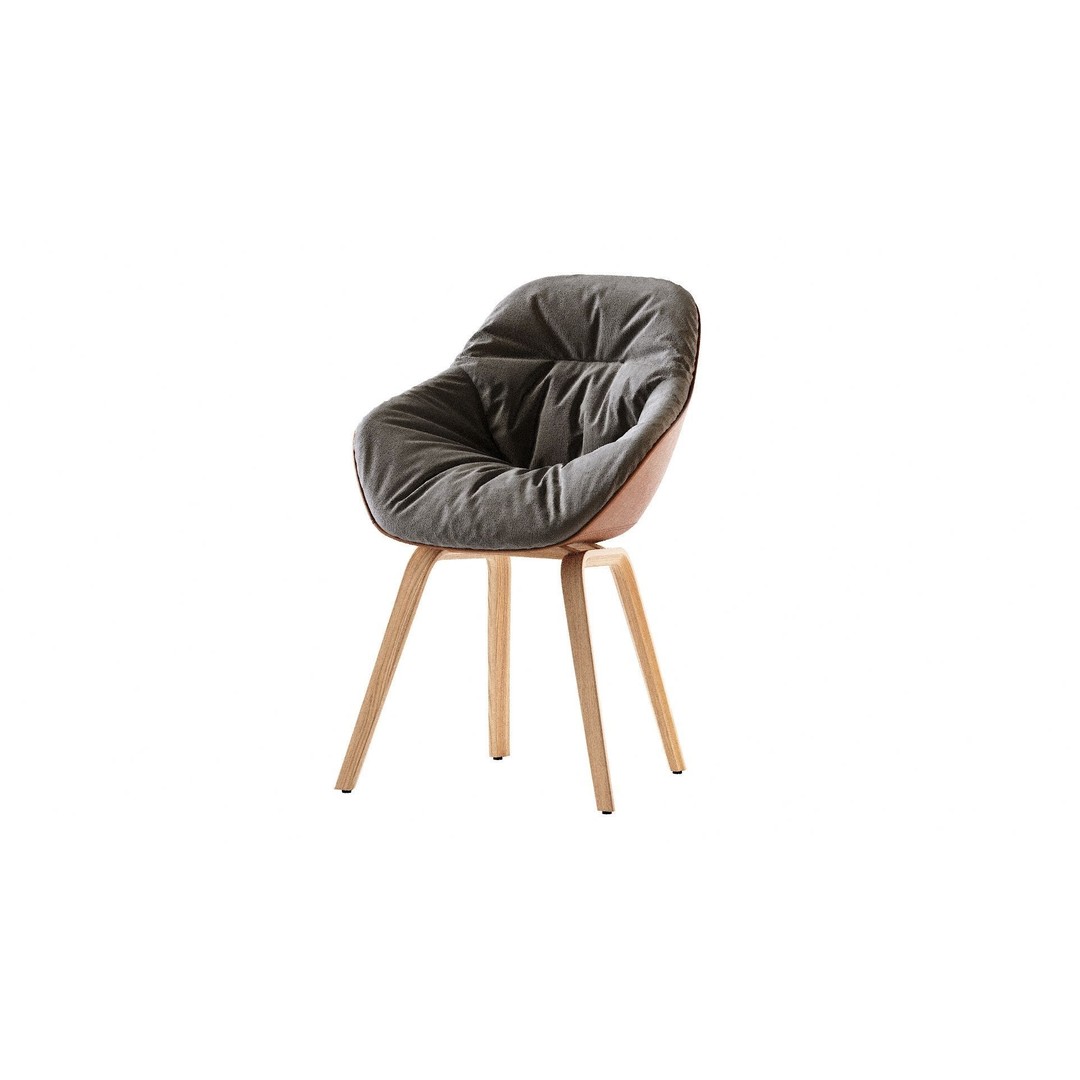 AAC 123 Soft Duo 3D Model – Contemporary Chair, OBJ, Textured - View 5