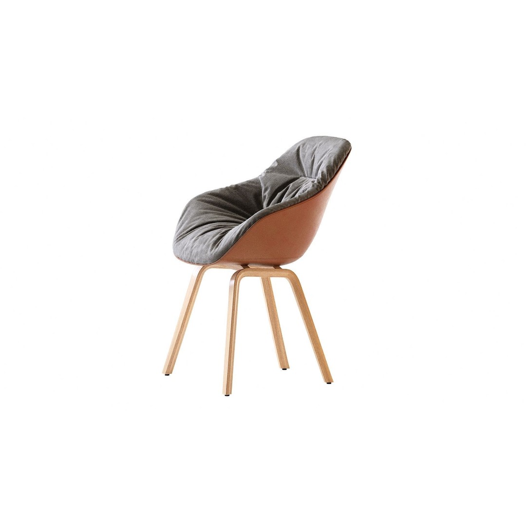 AAC 123 Soft Duo 3D Model – Contemporary Chair, OBJ, Textured - View 8