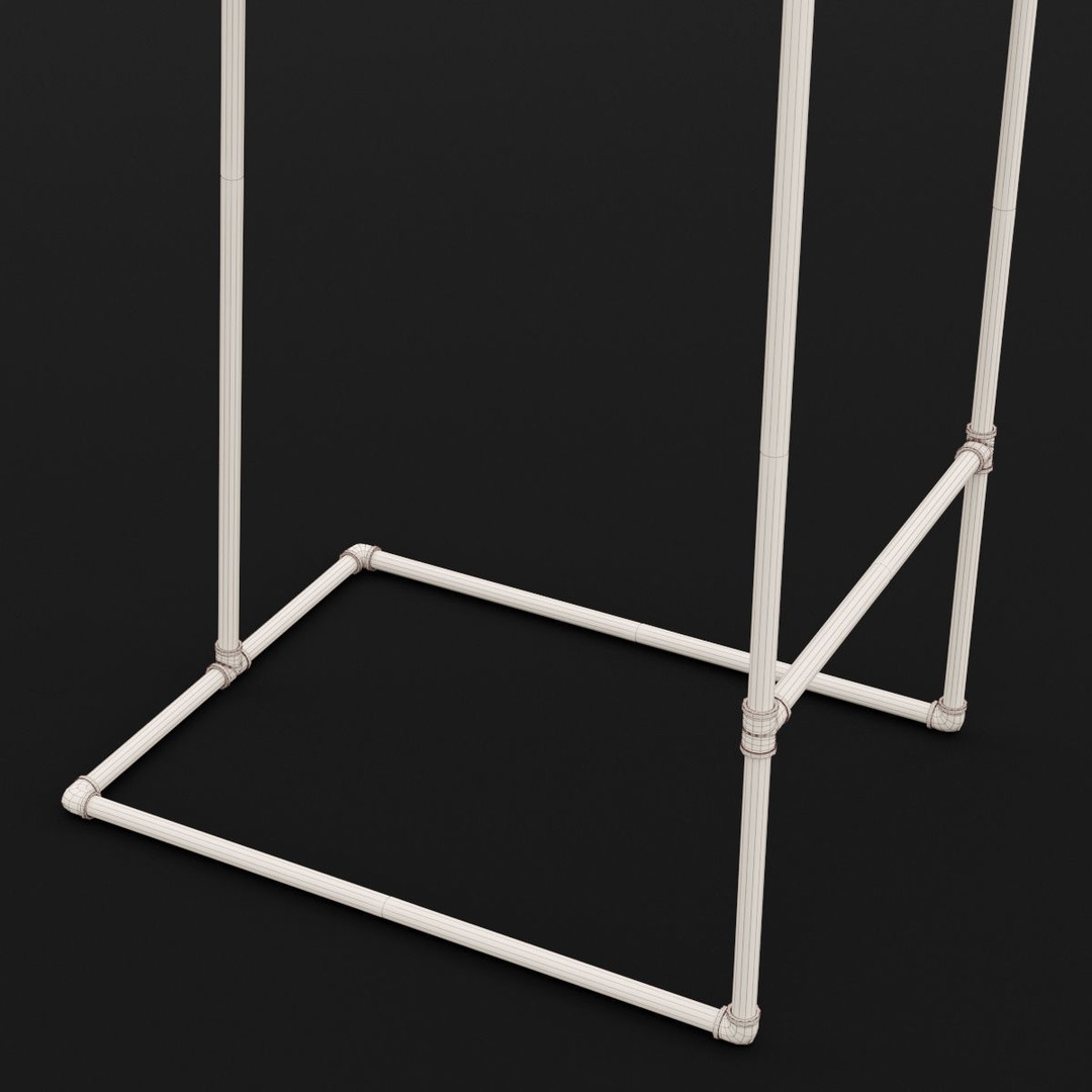 Loft Bar Chair 3D Model – Modern Furniture Asset, FBX & OBJ Formats - View 21