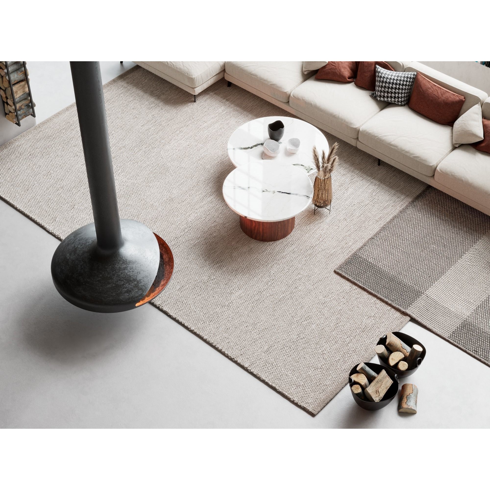 Boho Design Interior Scene - High-Quality 3D Model - View 5