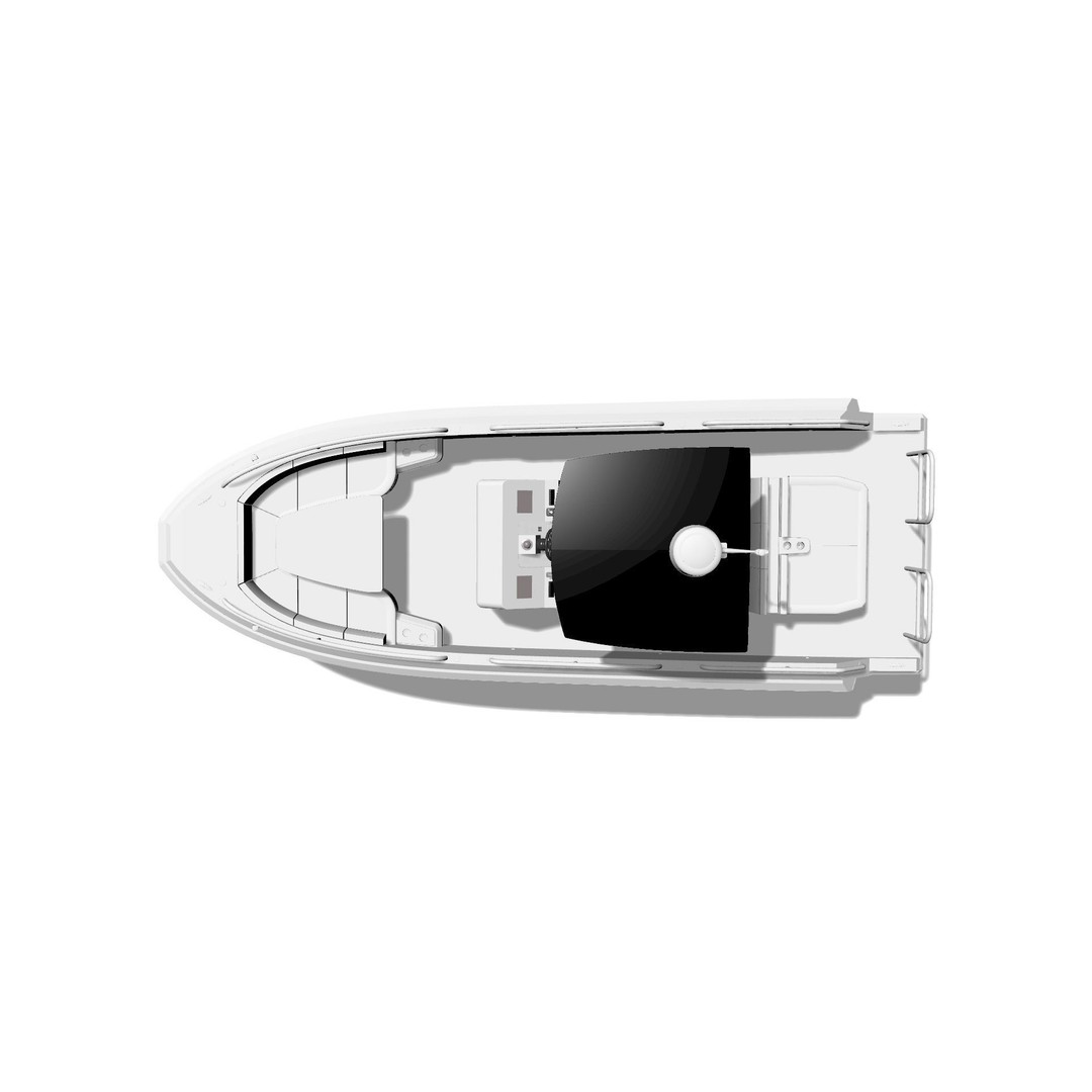 8 Meter Yacht Tender Runabout 3D Model – High Poly, PBR, VR Ready - View 17
