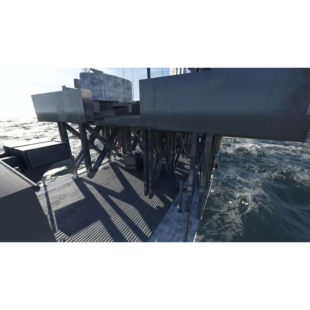 WW2 Britain Royal Navy Fast Gunboat 3D Model – Detailed Military Vessel, OBJ/FBX - View 20