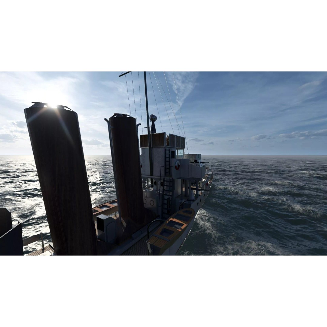 WW2 Britain Royal Navy Fast Gunboat 3D Model – Detailed Military Vessel, OBJ/FBX - View 23