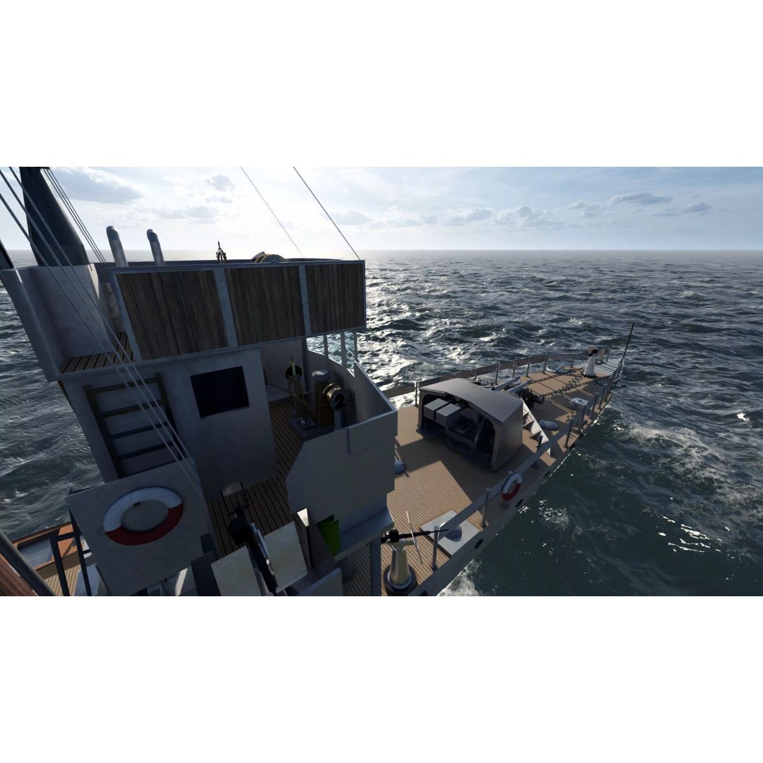 WW2 Britain Royal Navy Fast Gunboat 3D Model – Detailed Military Vessel, OBJ/FBX - View 24