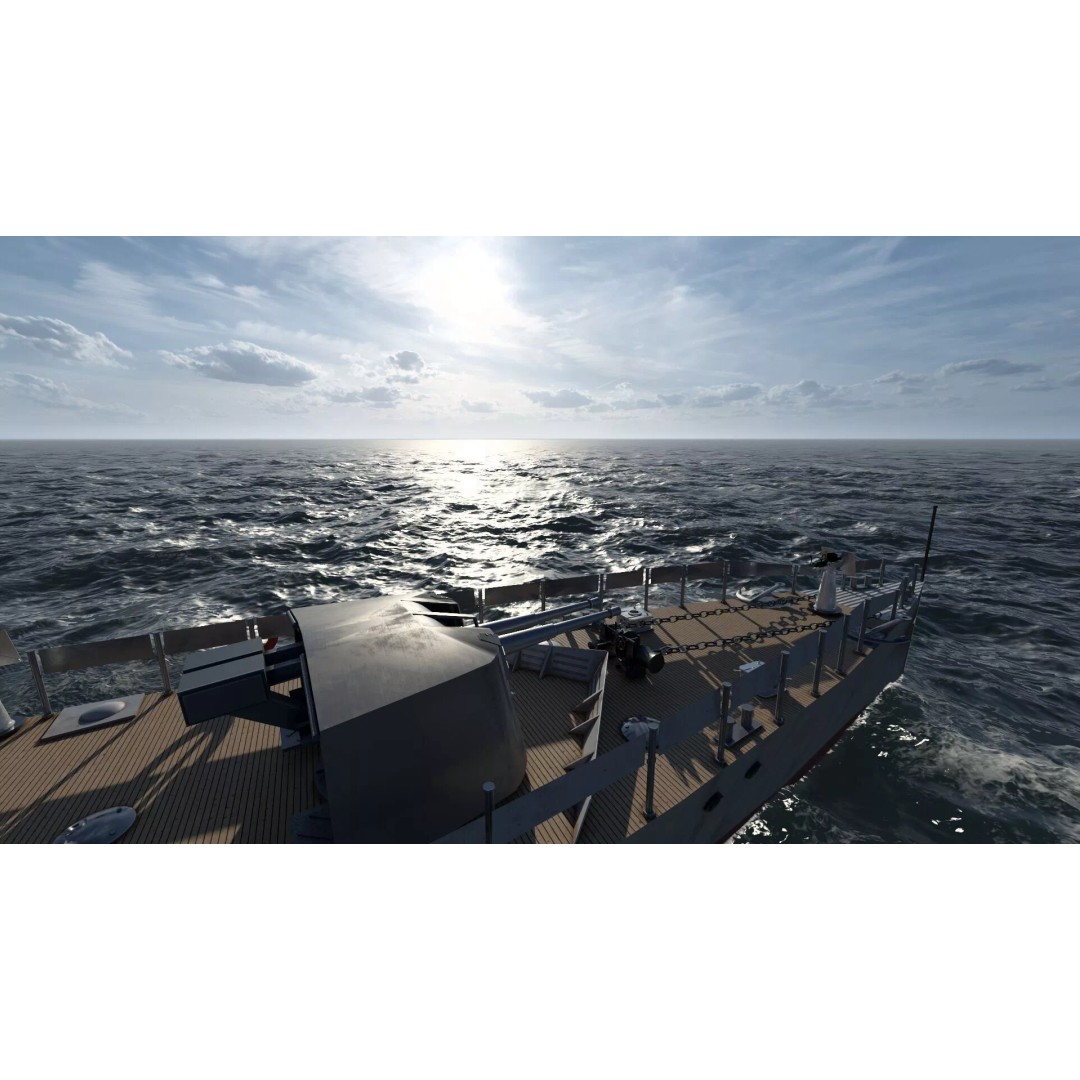 WW2 Britain Royal Navy Fast Gunboat 3D Model – Detailed Military Vessel, OBJ/FBX - View 25