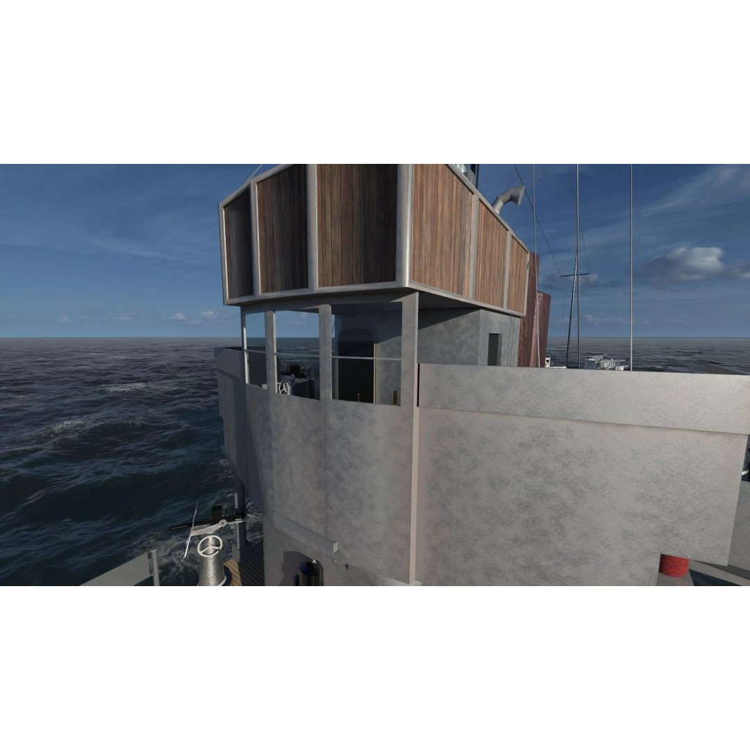 WW2 Britain Royal Navy Fast Gunboat 3D Model – Detailed Military Vessel, OBJ/FBX - View 31