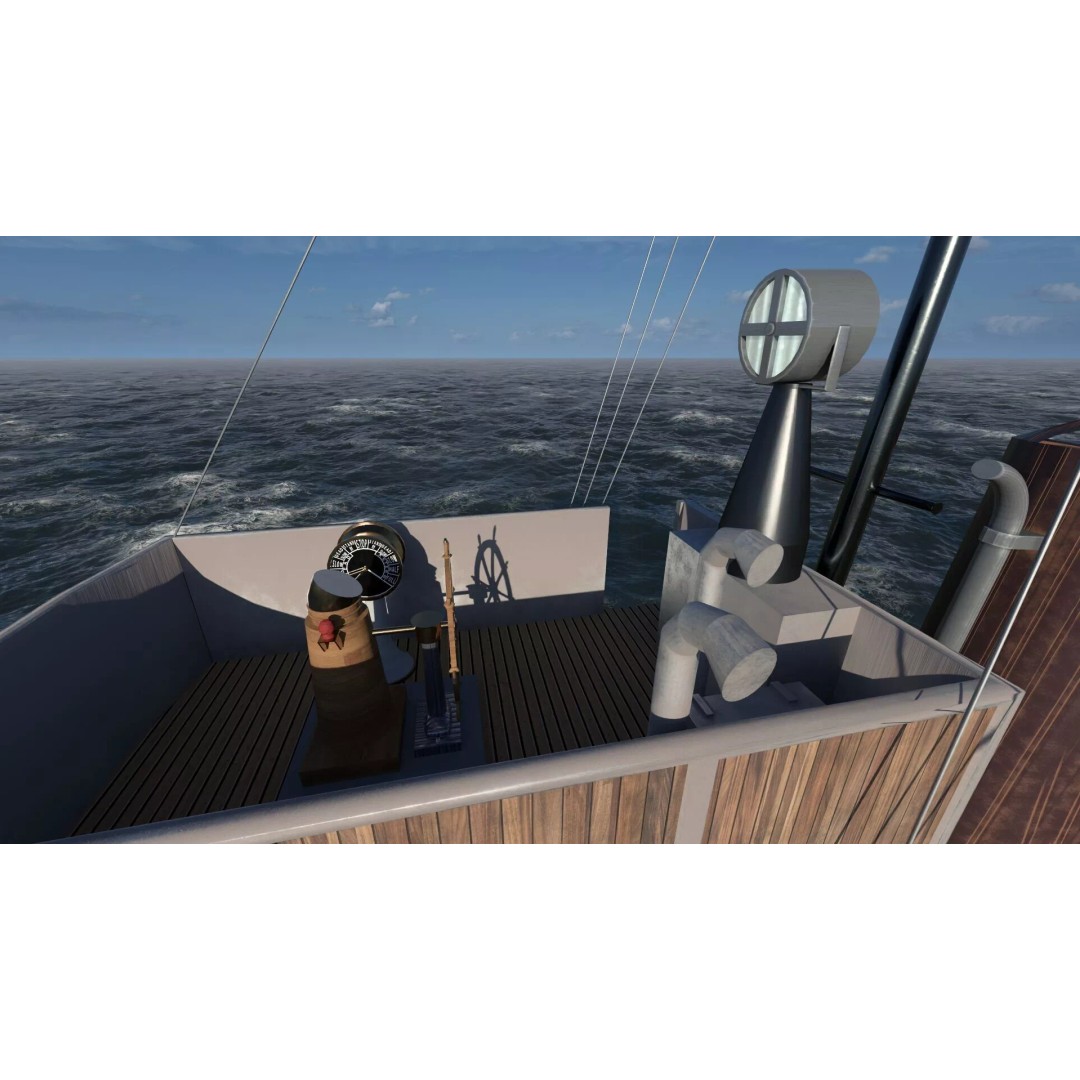WW2 Britain Royal Navy Fast Gunboat 3D Model – Detailed Military Vessel, OBJ/FBX - View 34