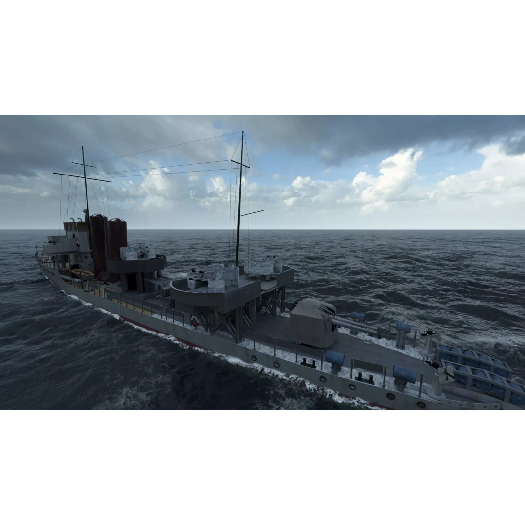 WW2 Britain Royal Navy Fast Gunboat 3D Model – Detailed Military Vessel, OBJ/FBX - View 42