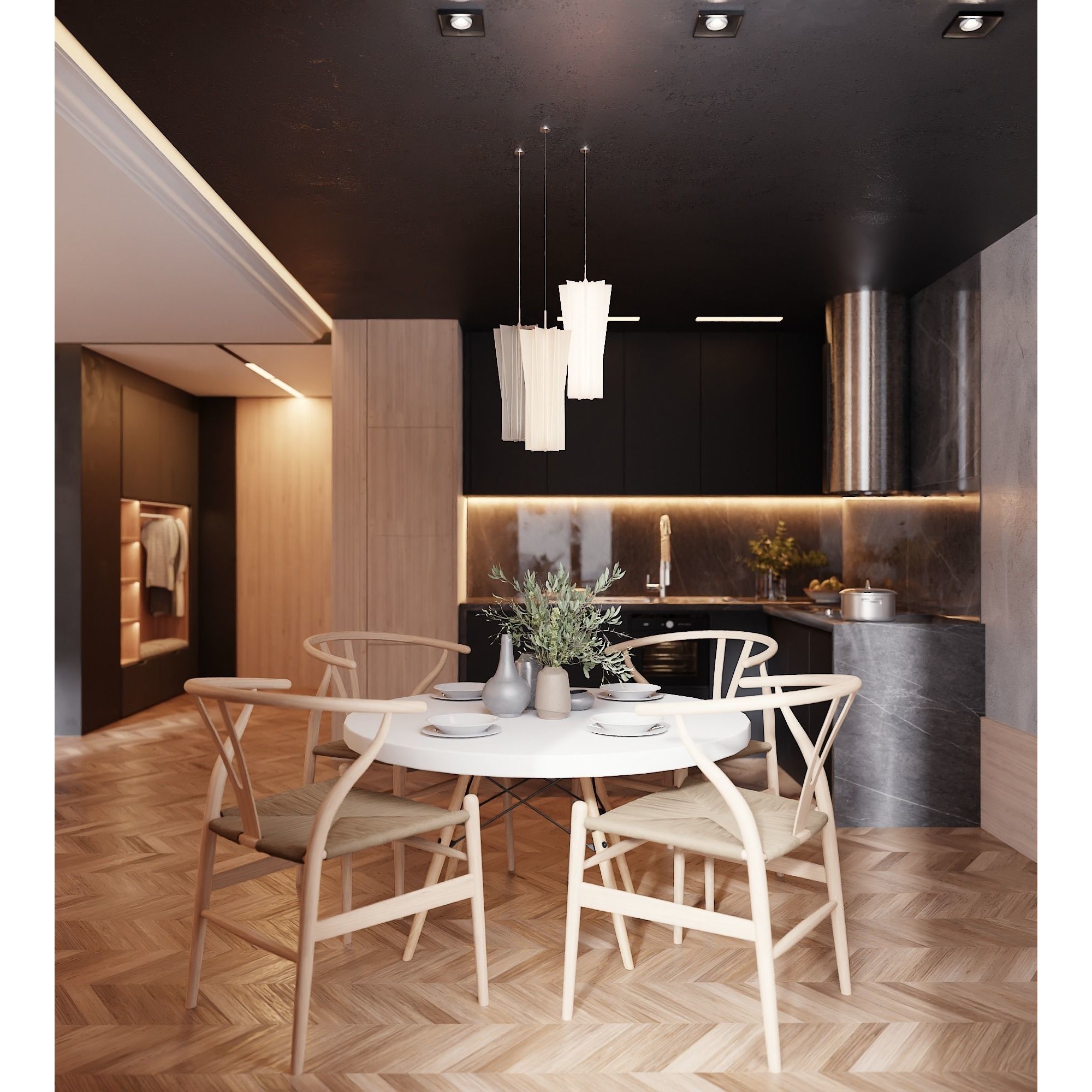 Big Modern Apartment Scene - High-Quality 3D Model - View 11