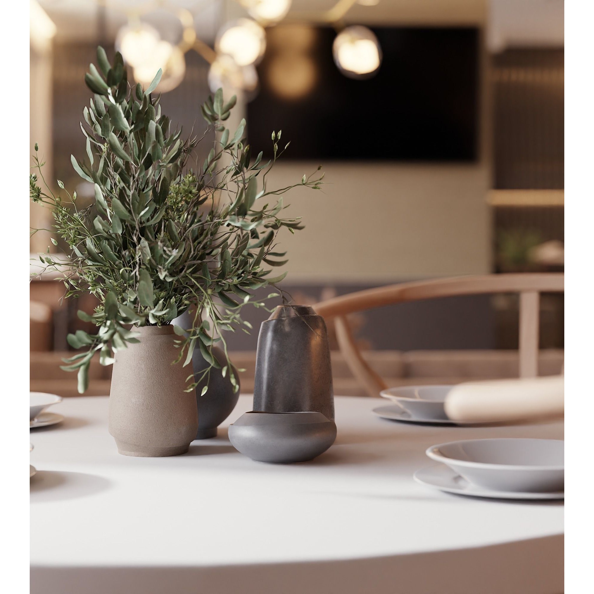 Big Modern Apartment Scene - High-Quality 3D Model - View 14