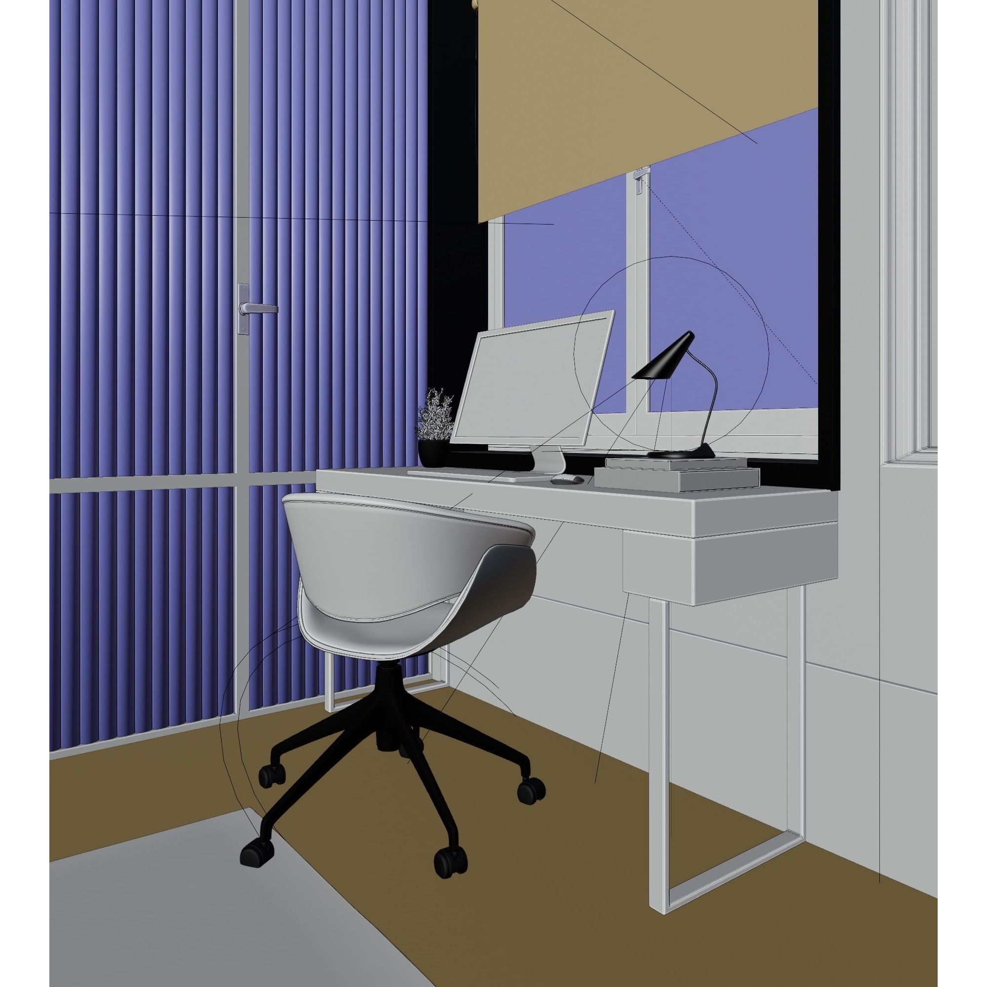 Big Modern Apartment Scene - High-Quality 3D Model - View 27