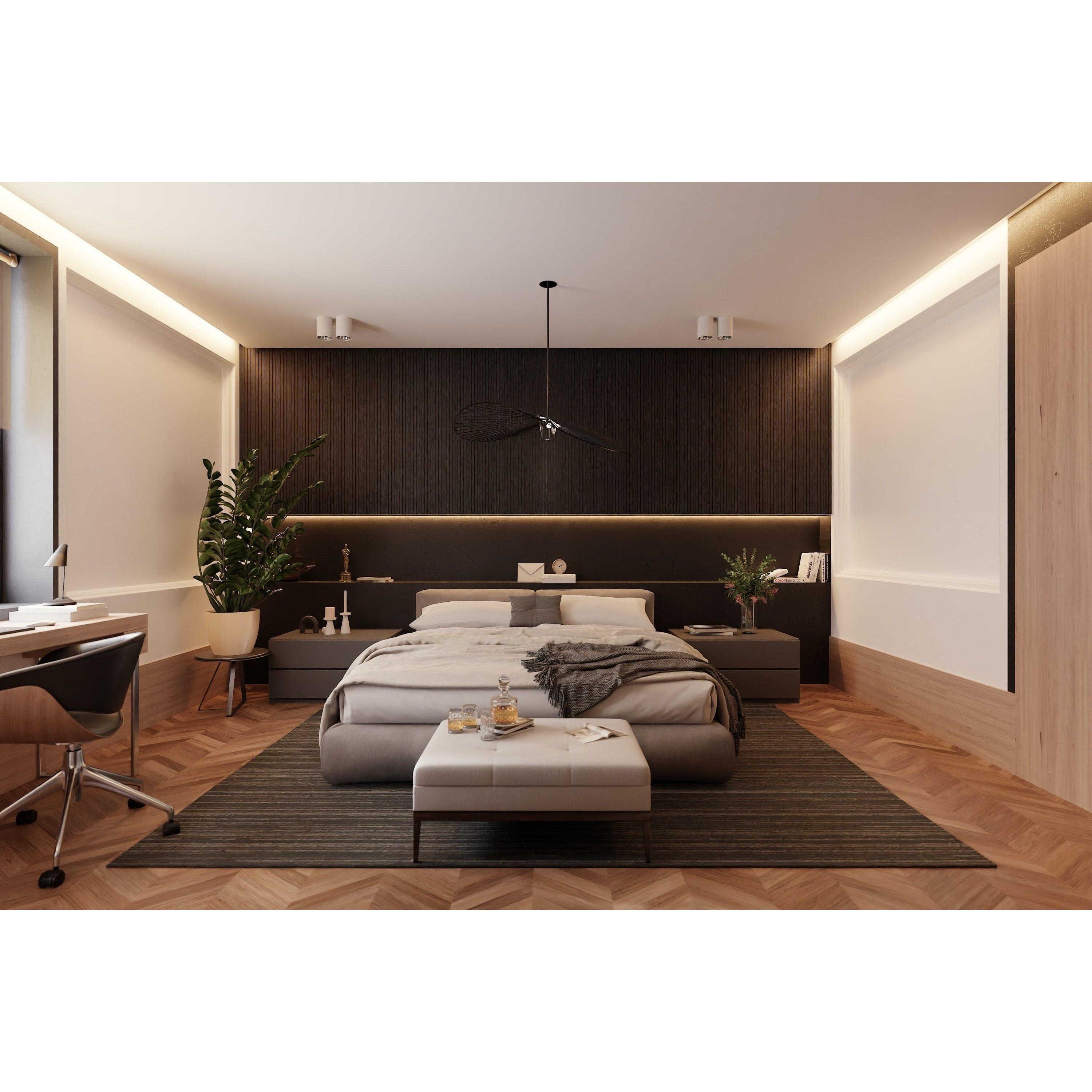 Big Modern Apartment Scene - High-Quality 3D Model - View 6