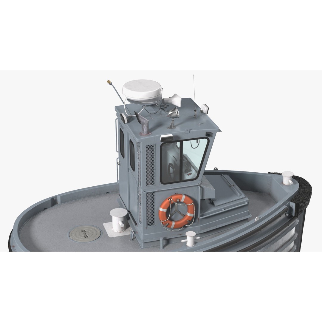 Boomin Beaver US NAVY Boat 3D Model – Rigged PBR Asset for Simulation - View 12