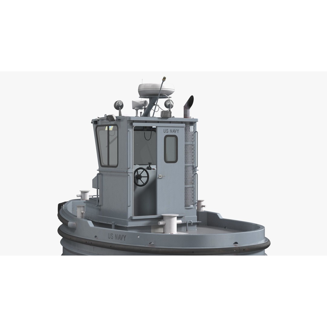 Boomin Beaver US NAVY Boat 3D Model – Rigged PBR Asset for Simulation - View 14