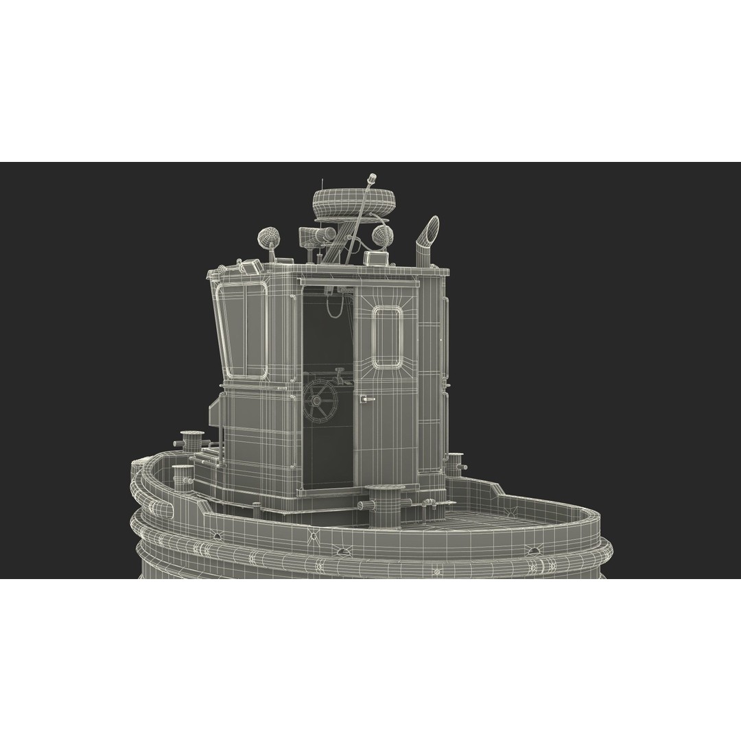 Boomin Beaver US NAVY Boat 3D Model – Rigged PBR Asset for Simulation - View 22