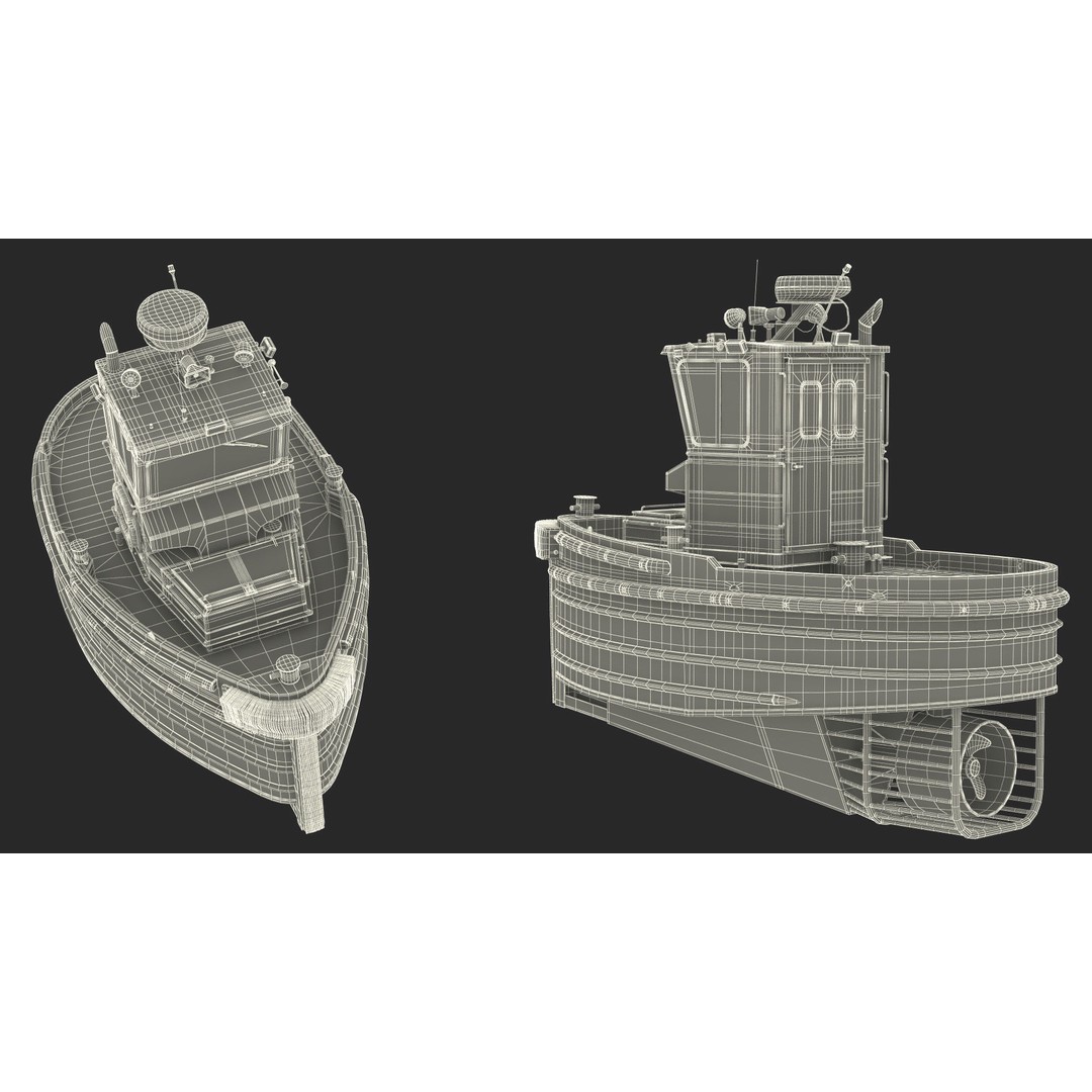 Boomin Beaver US NAVY Boat 3D Model – Rigged PBR Asset for Simulation - View 23