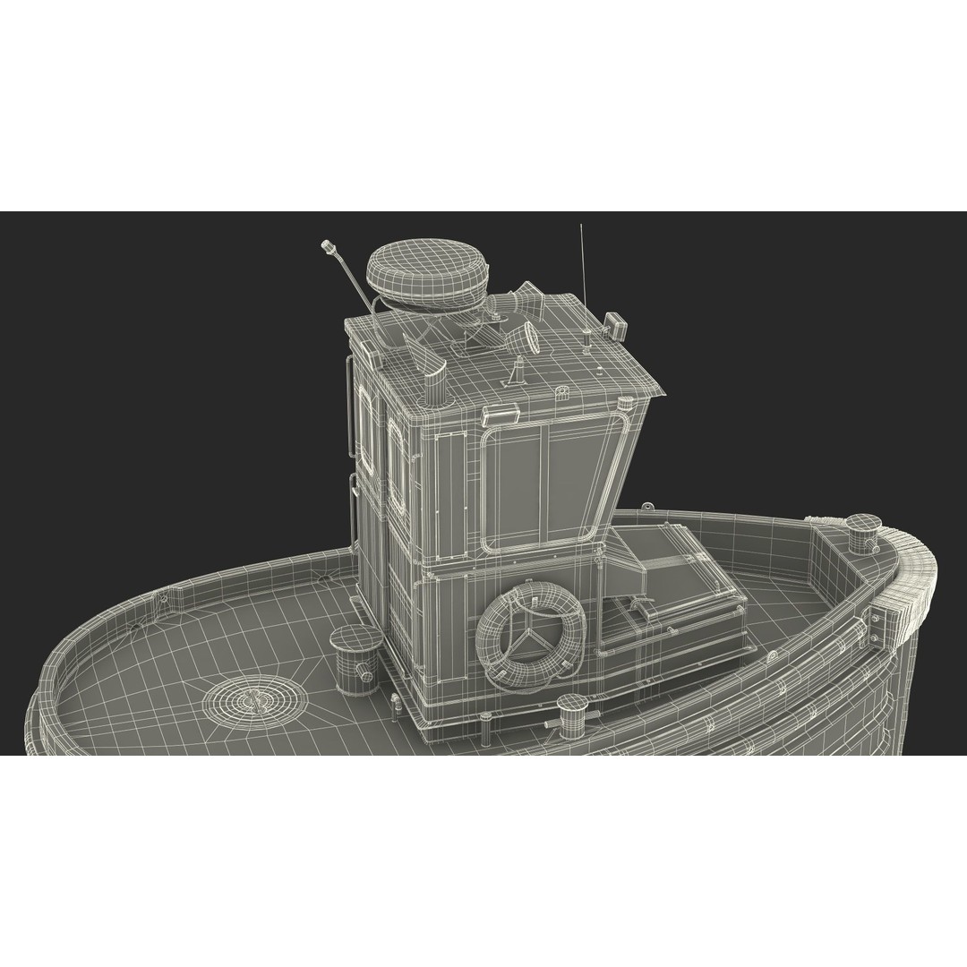 Boomin Beaver US NAVY Boat 3D Model – Rigged PBR Asset for Simulation - View 25