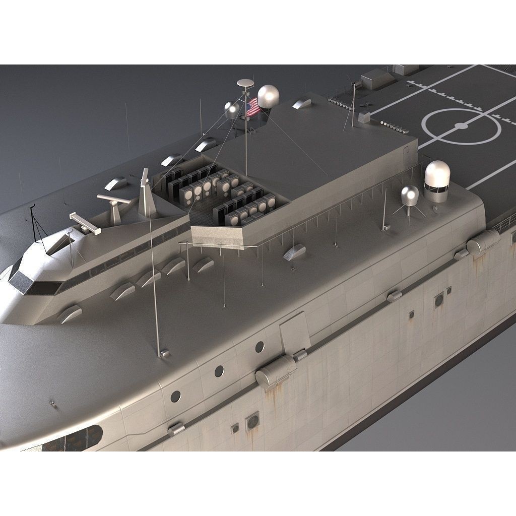 US Navy HSV-2 Swift 3D Model – High Poly Military Watercraft, FBX - View 8