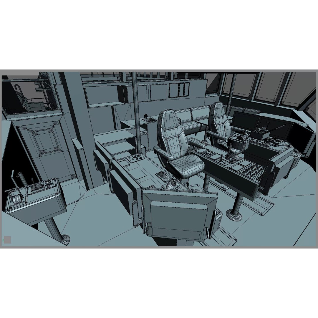 Ambulance Vessel 3D Model – High Detail Emergency Response Ship, FBX