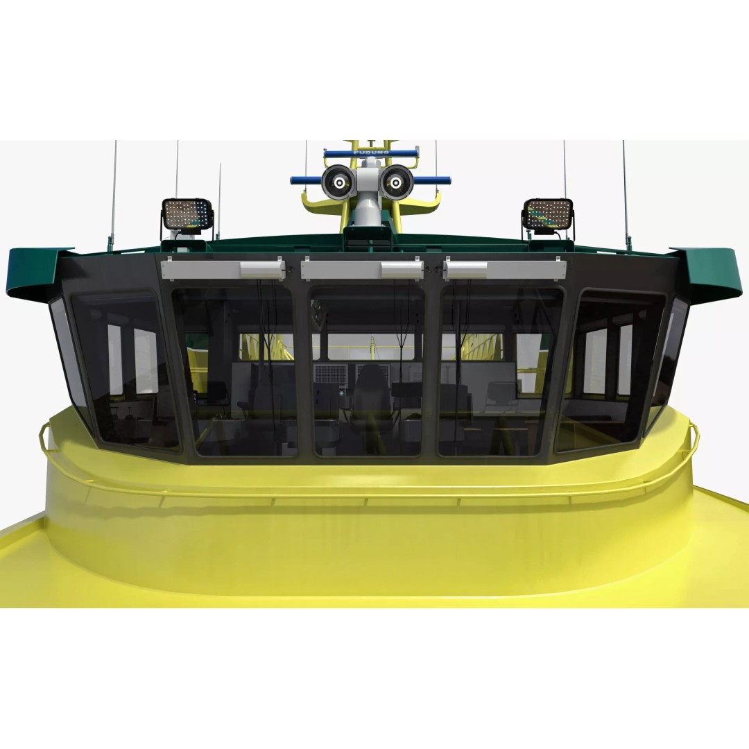 Ambulance Vessel 3D Model – High Detail Emergency Response Ship, FBX - View 31
